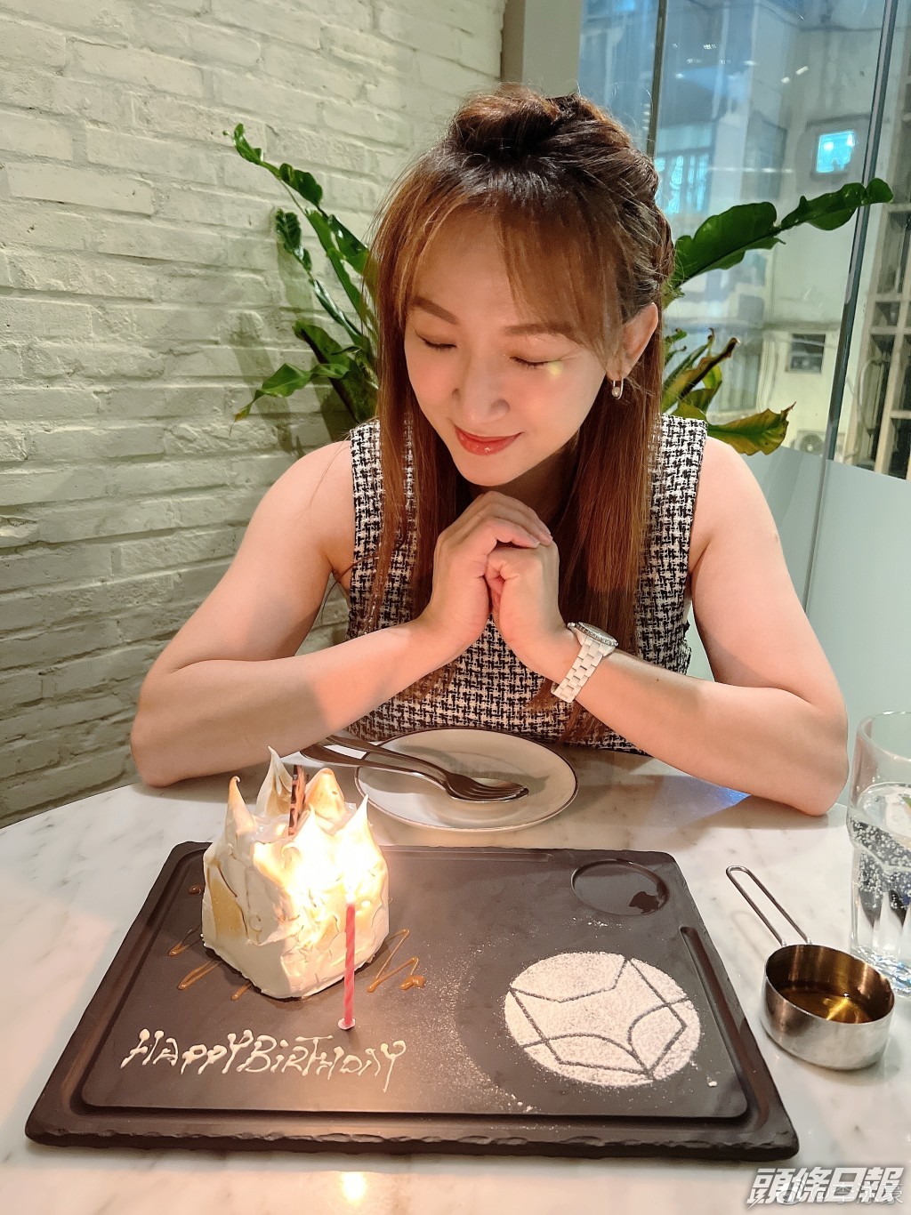 上月Agnes生日，小倆口當年有慶祝。